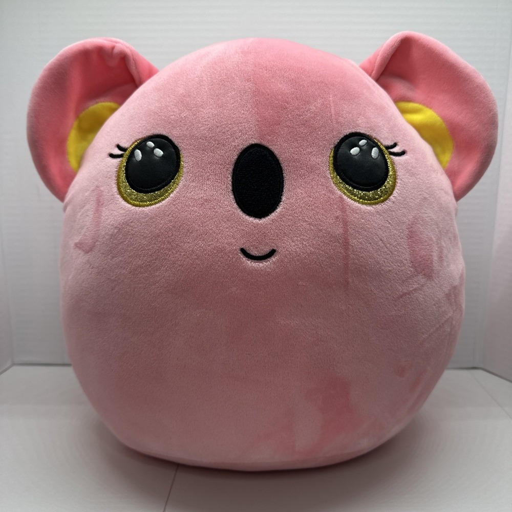 TY Squish A Boo Poppy 12" Koala , Pink‎